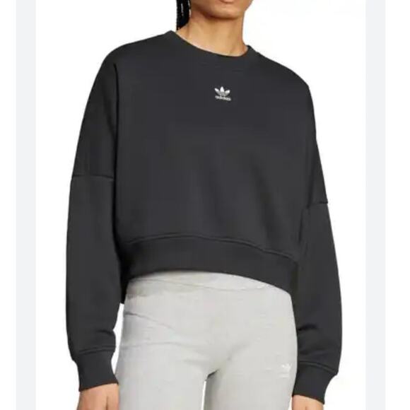 adidas Tops - Adidas Oversized Cropped Sweatshirt Size XS NWT